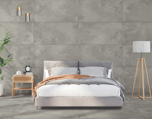 กระเบื้องปูพื้นและผนังพอร์ซเลนสีเทาเอนเวอร์  แบบด้านและขัดเงาทันสมัย สำหรับตกแต่งภายในบ้าน โรงแรม สำนักงาน ขนาด 60x120 ซม. - Product Image 1