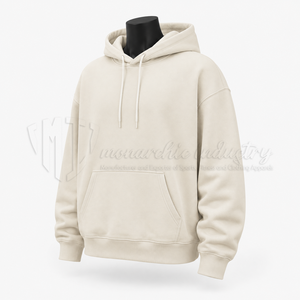 เสื้อฮู้ดผู้ชาย ผ้าฝ้าย 100% เฟรนช์เทอร์รี่ ทรงปกติ พิมพ์โลโก้ที่แขนขวา สวมใส่สบายๆ สำหรับฤดูใบไม้ร่วง - Product Image 3