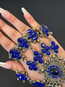 Latest Designs Afghan Women's Handcrafted Wedding & Party Wear Afghani Jewelry <b>Set</b> Factory Direct Supplier <b>Ladies</b> Jewelry <b>Sets</b> - Product Image 4