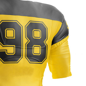 Uniforme de Fútbol Americano Estampado al por Mayor de Alta Calidad y Bajo Precio, Hecho en Pakistán, 100% Poliéster, Ligero y de Secado Rápido - Product Image 5