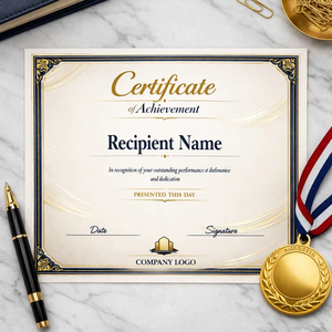 Certificados Impresos con Offset Personalizados Shahji Global, Calidad Premium para Escuelas, Institutos y Academias en Papel y Cartón - Product Image 1