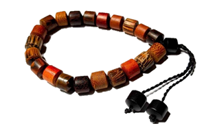 ¡Gran Oferta! Tasbeeh Islámico de Madera de Caoba 100% Original, Cuentas de Oración Musulmanas Multicolor - Product Image 5