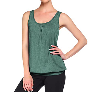 Débardeur de yoga brodé pour femme, séchage rapide, gilet de sport sans manches, t-shirt de fitness et de course, grande taille 2027 - Product Image 3