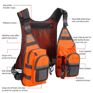 Chaleco de Pesca Ultraligero con Múltiples Bolsillos para Hombre y Mujer, Transpirable, de Secado Rápido, con 10 Bolsillos - Product Image 3