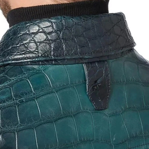 Vestes en cuir PU texturé de haute qualité, élégantes, chaudes, durables, tendance, style streetwear, écologiques pour l'automne - Product Image 5