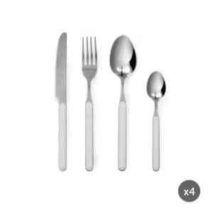 ชุดช้อนส้อมเอ็กเซลซ่า 24 ชิ้น รุ่นอีคลิปส์ สตีล สีขาว มีดสำหรับรับประทานอาหาร - Product Image 2