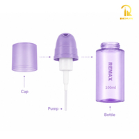Botol Busa PET Multi-Kapasitas dengan Pompa Dispenser untuk Pembersih Perawatan Kulit dan Kemasan Perawatan Pribadi