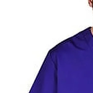 Conjunto de Uniforme Médico para Hombre, Color Morado, Poliéster, Cuello en V, Manga Corta, Pantalones y Camiseta para Enfermeros de Hospital - Product Image 4