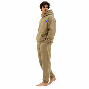 Combinaison en polaire surdimensionnée pour homme, en tissu polaire doux, coupe ample et décontractée, toucher doux et chaleur confortable pour les voyages hivernaux et les occasions décontractées. - Product Image 2