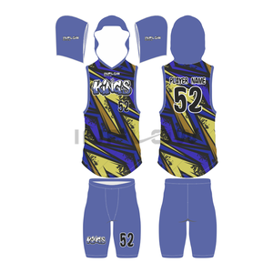 Ensemble de compression d'entraînement de football 7v7 pour jeunes, maillot personnalisé sublimé à 7 drapeaux, uniforme respirant - Product Image 3