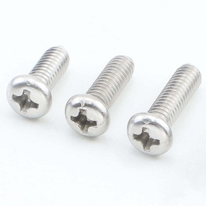 Tornillo de máquina Phillips CSK, clase 8, métrico, de acero inoxidable, cabeza alomada, ranura cruzada, rosca gruesa, para uso industrial - Product Image 1