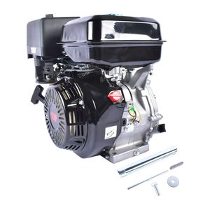 Motore a Benzina Nero 4 Tempi 15HP 420cc con Albero Orizzontale OHV e Avviamento a Strappo per Go Kart, Spaccalegna, Compressori - Product Image 6