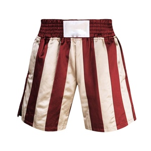 Shorts d'entraînement de boxe thaïlandaise et MMA unisexe pour enfants, en polyester/coton, coupe classique, vente en gros - Product Image 6
