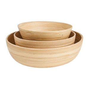 Bol à fruits en bambou, écologique, fait main, bol de service, fabricant en gros sur mesure, fournisseur direct d'usine du Vietnam - Product Image 5
