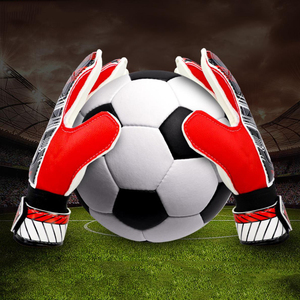 Football Goalkeeper <b>Gloves</b> Full Finger Non-Slip Breathable PU Material Finger & Thumb Protection Pull-On Closure Unisex Sports - Product Image 6
