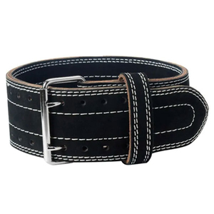 High Quality Leather Weight Lifting <b>Belt</b> with Lever Buckle Professional Protection Breathable & Durable for Gym Training - Product Image 4