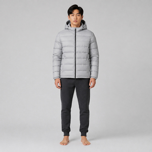 <b>Puffer</b> <b>Jacket</b> Waterproof Breathable Windproof Cotton Filled <b>Men's</b> High Street 2026 Custom Collared Canvas Winter <b>Hooded</b> - Product Image 6