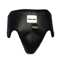 Ensemble de protection personnalisé en cuir de vachette, néoprène et PU pour la boxe : protège-tête, gants et protège-guêtres pour le kickboxing, le sparring et l'entraînement