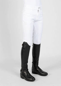 Pantalon d'équitation pour enfants personnalisé en tissu extensible, élégant et confortable pour l'entraînement, pantalon d'équitation haut de gamme pour enfants - Product Image 3