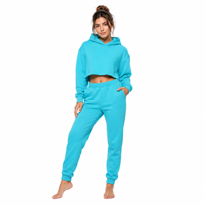 comfortable <b>woman</b> crop <b>hoodie</b> with stylish <b>cropped</b> design soft fabric lightweight feel ideal <b>for</b> everyday comfort and fashion - Product Image 6