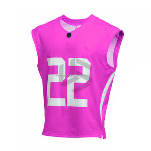Tenues de sport de lacrosse unisexes personnalisées 100 % polyester, uniformes d'été avec impression de logo, prix bas pour adultes 2025 - Product Image 2