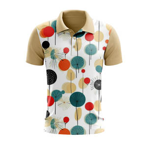 Nouveau T-shirt de golf pour homme en polyester 100 %, sublimation, design personnalisé, chemise de cricket, uniforme de cricket - Product Image 4