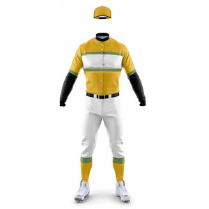 Ensemble complet de maillot et pantalon de baseball de qualité supérieure, faible MOQ, tenue d'entraînement pour équipe, uniforme pour adultes toutes saisons baseball et softball - Product Image 5
