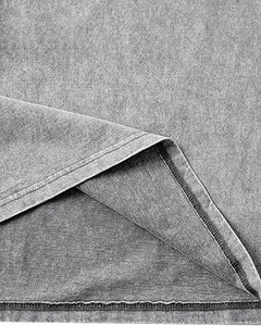 T-shirt décontracté pour femme, coupe longue, délavé à l'acide, style hip-hop, été, 100% coton, écologique, séchage rapide, respirant - Product Image 4