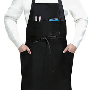 Wholesale Best Quality Unisex Restaurant <b>Kitchen</b> <b>Aprons</b> for Women with 2 Pockets, Chef <b>Aprons</b> for Cooking - Product Image 5