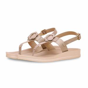 Sandale à talon doré CL5447 Chaussures confortables de style décontracté - Product Image 3