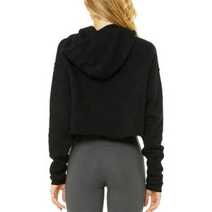 Sudadera con Capucha Corta para Mujer, Estilo Urbano, Transpirable, Informal, de Invierno, Personalizable, Gran Venta - Product Image 5