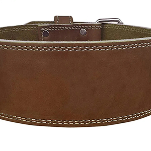 Custom Logo Heavy Duty Cowhide Breathable Waterproof High Quality OEM Weight Lifting Strength Training Weightlifting <b>Belt</b> - Product Image 4