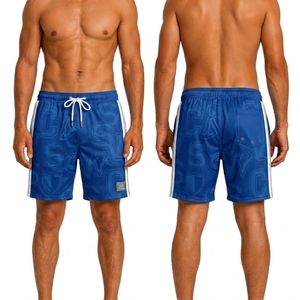 Pantalones Cortos Deportivos Urbanos Multicolores con Estampado de Grafiti, Tela Sublimada HD, Transpirables, de Secado Rápido, Estilo Moderno, para Surf - Product Image 3