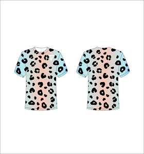 Mens Leopard Print T Shirt Casual Half Sleeve Round Neck <b>Animal</b> <b>Pattern</b> Fashion Tee - Product Image 1