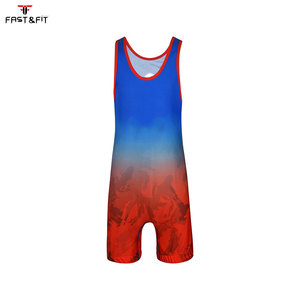 <b>Mens</b> Wrestling <b>Singlet</b> Stretch Fit Wrestling Training Suit - Product Image 4