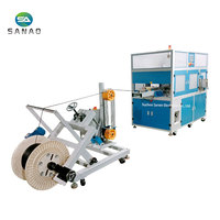 SA-CR0B-02MH Machine entièrement automatique pour couper, enrouler et ligaturer les câbles, pouvant être équipée d'un alimentateur de fil