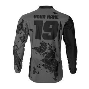 Customized Latest Printed Breathable Racing Polyester Motocross Jersey Off-Road for Adults Exclusive Motorcycle Auto Sportswear - Product Image 4