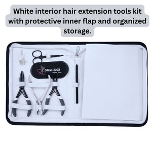 Kit d'outils pour extensions capillaires : Pince à micro-perles, Pince à décollement, Coupe-extensions à la kératine, Pince à ouverture/fermeture pour extensions adhésives, Ciseaux à boucles et crochets, Pinces - Product Image 5