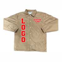 Veste de coach pour hommes, coupe-vent grec grande taille, veste polyvalente à revers pour fraternités et sororités