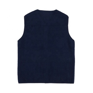 Gilet formel en laine respirant sur mesure de haute qualité pour hommes Vêtement d'hiver Confortable Design élégant Couleurs personnalisées - Product Image 2