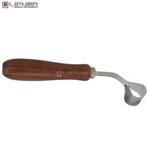 Cuchillo de Herrador Suizo de Doble Filo de 7 Pulgadas, Hoja Curva, Mango Redondo de Madera, para Mano Derecha, Herramienta Multiusos para Ganado - Product Image 5