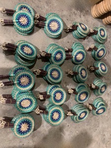 Abanico Decorativo Grande de Verano, Tejido a Mano con Hierba Marina, Estilo Antiguo Natural, para Decoración de Paredes del Hogar, Ninh Binh 99 Gold Data - Product Image 4