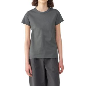 Camiseta de manga corta para mujer, 100% algodón, color sólido, para uso exterior, camiseta de algodón orgánico, precio directo de fábrica, MOQ bajo, OEM personalizado - Product Image 1