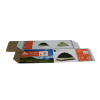 Boîte en carton ondulé solide imprimée personnalisée pour la livraison de stockage de tente de camping avec manipulation de stratification mate de gaufrage