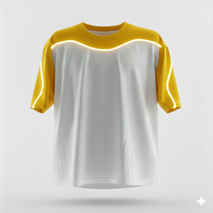 Camiseta Blanca de 220g, 100% Algodón, Tejido de Punto, Talla Grande, con Logotipo Personalizado Impreso en Serigrafía con Tela Reflectante, de Secado Rápido y Transpirable - Product Image 6