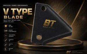 ใบมีดตัดร่องวีอุตสาหกรรมคุณภาพสูงแบบ V-Type |   มีดเครื่องจักรเหล็กกล้าคาร์บอนสูงส่งออกในราคาต่ำสุด - Product Image 2