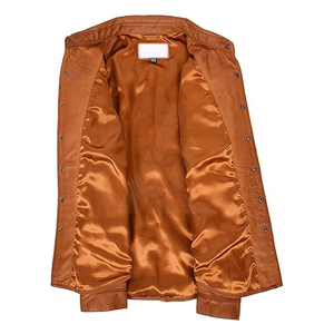 Wholesale Customized Leather Casual <b>Shirts</b> with Chest Pocket Breathable Satin Fabric Plus Size Options Low Price & Custom Logo - Product Image 5
