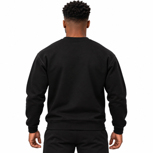 Phi Beta Sigma Black Crew Neck <b>Sweatshirt</b> for <b>Men</b> Custom Blue <b>White</b> Greek Letter Logo Long Sleeve Pullover Casual Fleece - Product Image 2