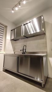 พรีม่าตู้ครัวสแตนเลสเฟอร์นิเจอร์คลินิกดีไซน์ทันสมัย - Product Image 3