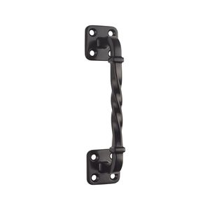 Poignée de porte contemporaine en fer métallique finition noire pour portes et fenêtres, usage résidentiel, hôtelier, villas, poignée de tirage pour portail - Product Image 4